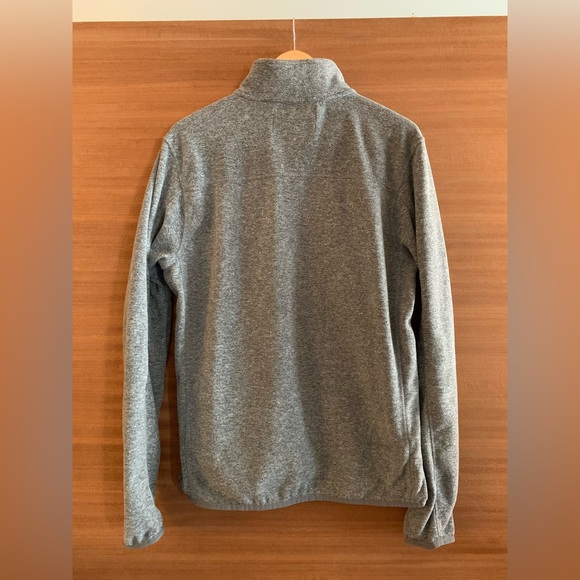 LAND’S END gray quarter-zip fleece. Men’s Medium Tall (size 38/40). - Picture 6 of 6